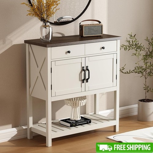 Farmhouse console table large - farmhouse,
